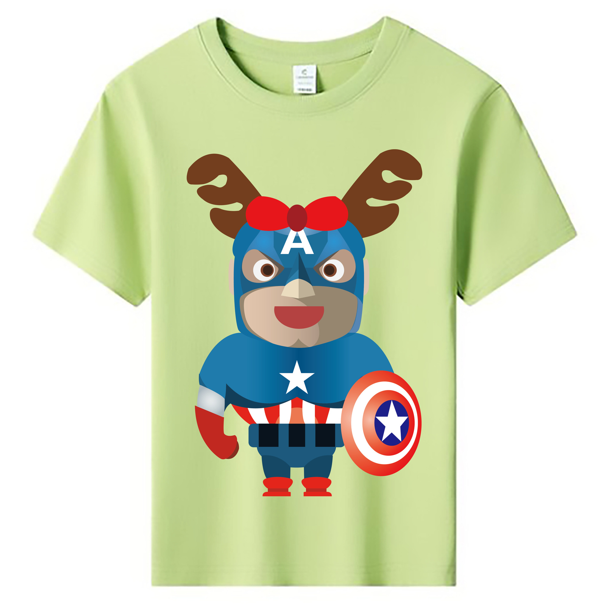 （画像用） アベンジャーズ The Avengers 綿100％キッズTシャツ（フロントプリント）